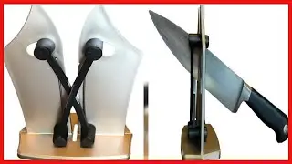 Official As Seen On TV Bavarian Edge Kitchen Knife Sharpener by BulbHead, Sharpens, Hones - HIP Shop