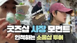 굿즈샵 사장 모먼트.. 보여주는 척하고 부평 소품샵 투어 (데이수나, 코코모리, 꾸믈, 서운동 뵈르) #오타쿠브이로그