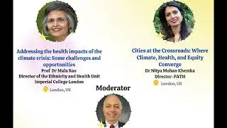Prof. Rajani Prasanna Endowment Series 2.0: Health Impact Challenges, health and Equity
