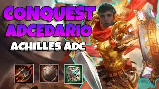ACHILLES ADC - NUEVA SERIA DE SMITE  | TottiGR | CONQUEST ADCedario #1