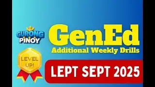 2nd GENED Additional Socsci Drills Reviewer | GURONG PINOY | LEPT September 2025 FREE
