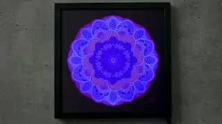 Obraz LED Lightvibes Mandala od Katarzyny Chojnackiej