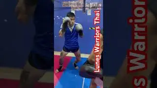 Alex y pescado trabajando, algo de pr&aacute;ctica de lunes #muaythai trabajando #padswork