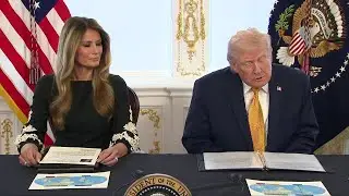 LIVE | President Trump speaks to military members on Christmas Eve
