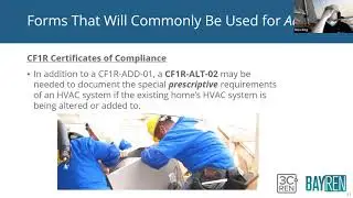 Residential Additions and the Energy Code
