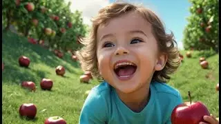 &Auml;pfel bergab rollen | Deutsche Kinderlieder und Reime
