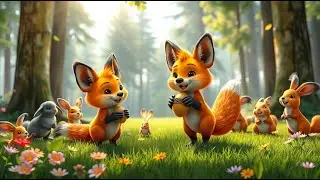Лисёнок и золотой жёлудь 🦊🌰 | Весёлые и поучительные истории для детей | Короткая история с моралью