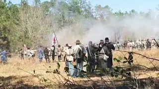 45th Re-enactment of 158th Anniversary of the Battle of Olustee, Florida 2022 #CivilWarReenactment