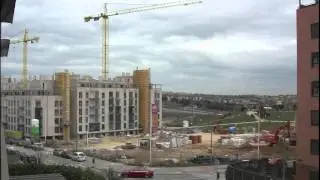 Time-lapse edificio en el barrio de Sanchinarro