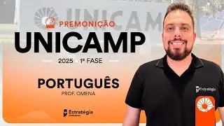 Premonição UNICAMP 2025 1ª Fase - Português - Prof. Tiago Omena