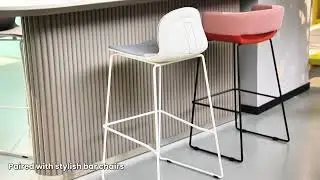 Office Furniture Modern Simple Office Bar Counter Table Painted for Company Hotel School Use