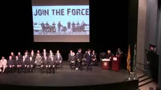 Utica Police Recruits Sworn In At MVCC 6-12-14
