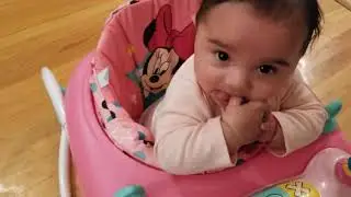 Minnie Mouse Walker - fun cruising for 6 mo. old baby