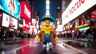 &ldquo;Cute Gunny Big Apple, Big Adventure #CuteGunny #CuteChick #NYCAdventure #BigAppleJourney