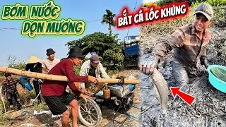 Bơm Nước Dọn Mương Bắt Cá Cả Ngày Cuối Cùng Cũng Thu Được Thành Quả Xứng Đáng | KuTee Sa Đéc
