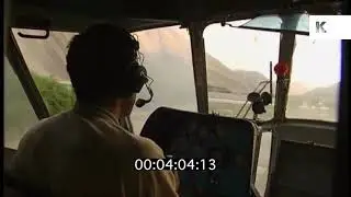 1990s Afghanistan, Russian Military Helicopter Ride Over Hills | Kinolibrary