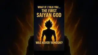 The first Saiyan God was NEVER Yamoshi&hellip; 👀 The truth changes everything #dragonball #shorts