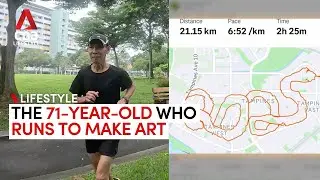 Художник Strava из Сингапура: он бегает по Тампайнсу и рисует в приложении изображения своих марш...
