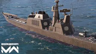 Modern Warships: USS CGX-21 with strong armaments.