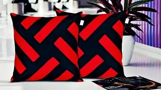 सुन्दर कुशन कवर घर मे बनाये| HOW TO MAKE CUSHION COVER IN HOME | DIY | CUSHION COVER MAKING | PILLOW