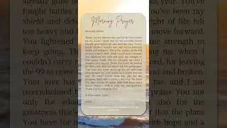 Morning Prayer |Daily Prayer |Inspirational Prayers |Spiritual