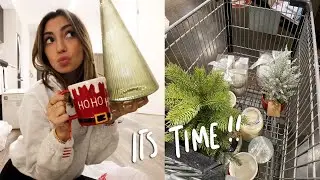 shopping for all my HOLIDAY DECOR!!! finally!!!