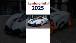 Evolution of Lamborghini 🚘 (1969-2025) | #evolution #lamborghini #car #shorts #2024