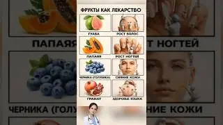 Фрукты как лекарство #реелс #рецепты #шортывидео #шорты