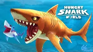 Tiger Shark Attack।GamePlay।World Hungry Shark Evolution Game।