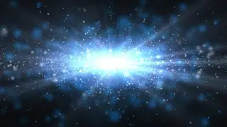 Light Speed Space Travel through Nebula Dust to Center of Galaxy 4K Background VJ Video Effect