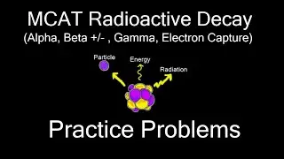 MCAT Radioactive Decay: Alpha, Beta +/-, Gamma, Electron Capture | Practice Problems