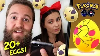 HATCHING 20+ EGGS (7KM AND 10KM) FEAT. ZOETWODOTS (POKEMON GO)
