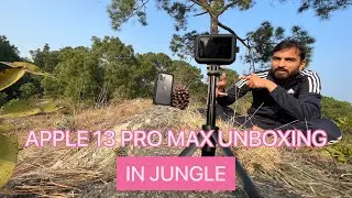 iPhone 13promax unboxing in different stYle|| SUNNYMOBILEHUT || unboxing in woods || nature lover