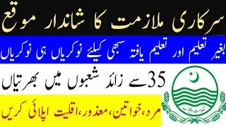 Latest government Jobs 2021 | Punjab Assembly New jobs 2021 - Download OTS Application Form