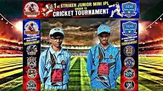 🔴Striker Mumbai Champions Vs Striker Punjab Warriors  1st Striker Junior Mini Ipl U15 Cricket Tourna