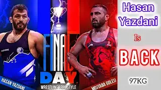 Hassan Yazdani Is BACK! 🔥 97kg Final vs Mojtaba Goleij | Iran Wrestling League