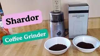 UNBOXING OF SHARDOR ADJUSTABLE ELECTRIC COFFEE GRINDER #shardor