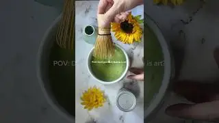 Don&rsquo;t you think Matcha is art? #matcha #matchalover