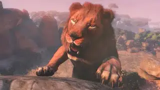 Hunting Lion Leader - Cabela's African Adventure [4K 60 FPS]