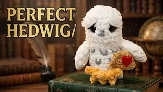 🦉 Сова Хедвиг из Гарри Поттера вязаная крючком | Crochet Hedwig from Harry Potter - Мастер класс