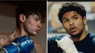 Ryan Garcia has verbal altercation with Shakur Stevenson 🤦🏿&zwj;♂️