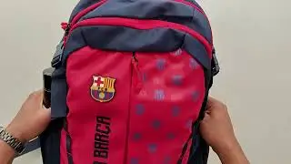 Mochila Fc Barcelona Barca Roja Red Review Youtube