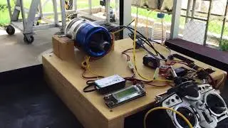 RC Jet Engine Test Run