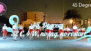 💃45 Degress, 45 Fahrenheit Girl Drew Sycamore Line Dance/ 💃BB - TP Tuy&ecirc;n Quang