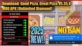 (NO BAN)! 🎊 (V5.40.0) Good Pizza, Great Pizza Mod Menu Latest Version!