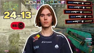 donk 24 KILLS On Ancient | 4620 ELO FACEIT