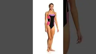 Funkita Women's Pink Shadow Color Block One Piece Swimsuit | SwimOutlet.com