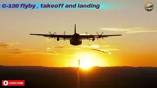 C-130 Hercules Extreme Landing & Short Runway Takeoff 😱✈️