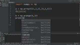 Numpy Array Basics