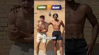 Черный против Белого Паркура 😂